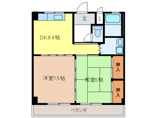 メゾン東沖の物件間取画像